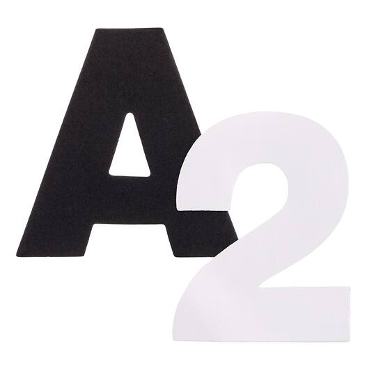 Find Jumbo Black White Quick Letters Numbers By Creatology At Michaels